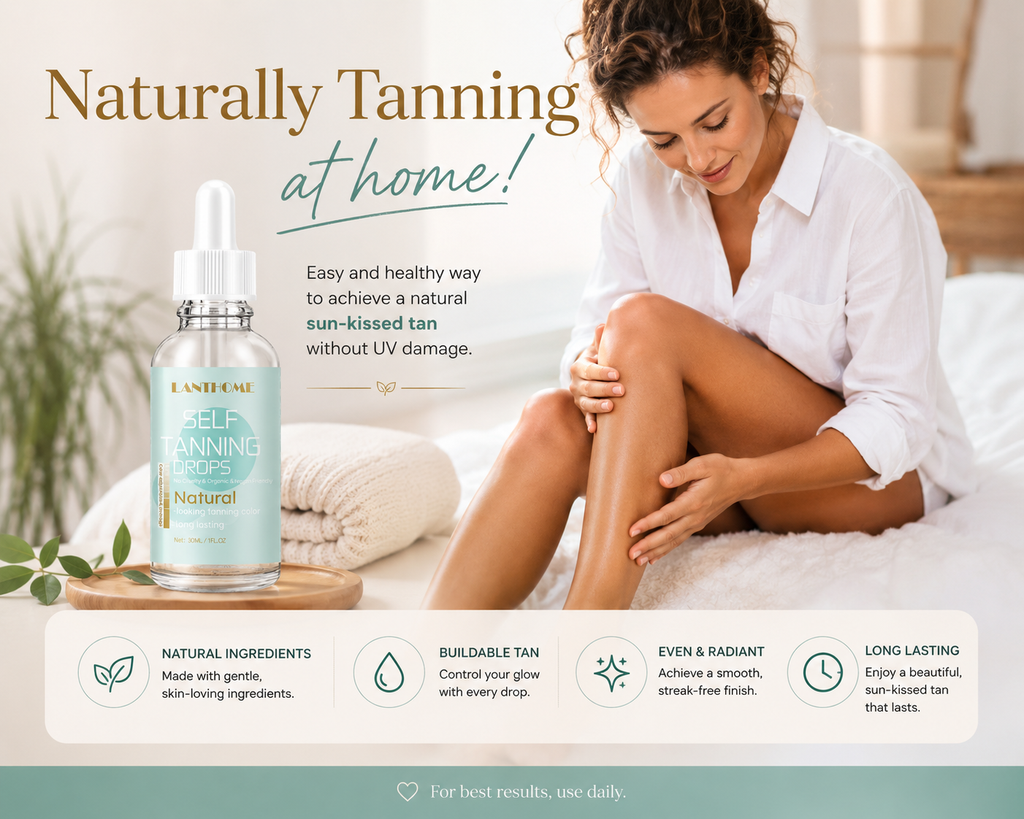 Self-Tanning Drops for Face & Body – Natural-Looking Sunless Glow