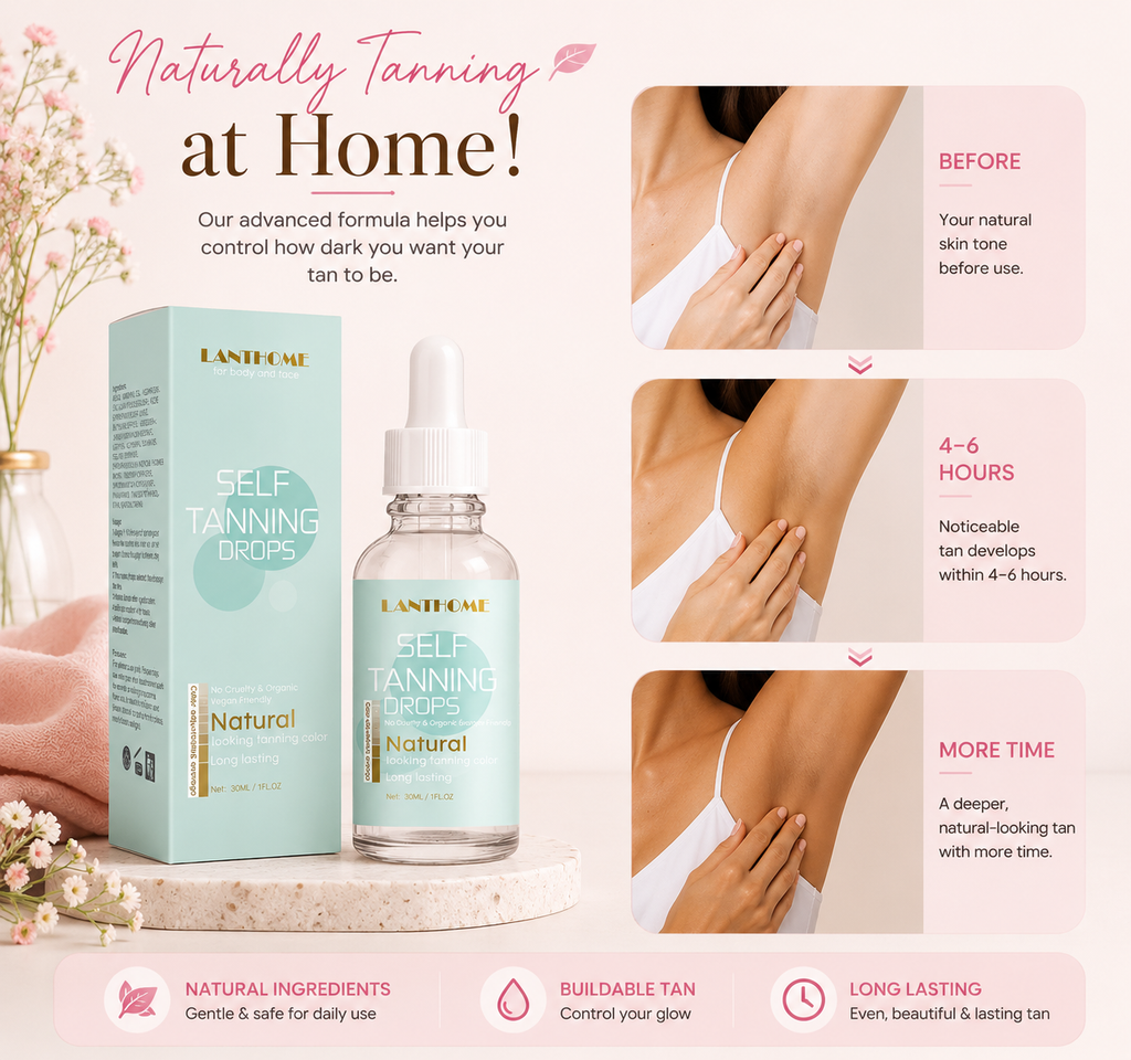 Self-Tanning Drops for Face & Body – Natural-Looking Sunless Glow